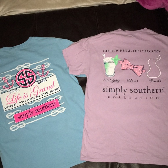 Simply Southern Tops - Simply Southern tee’s. Willing to sell separately.